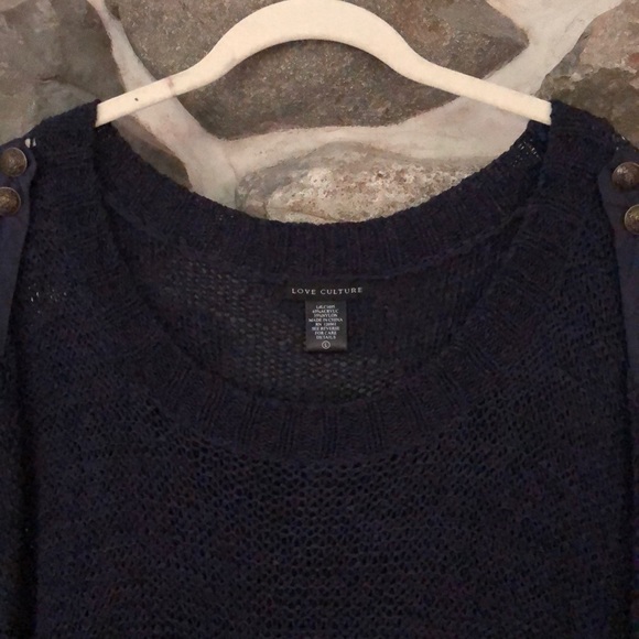 Blue long sleeve sweater - Picture 4 of 4